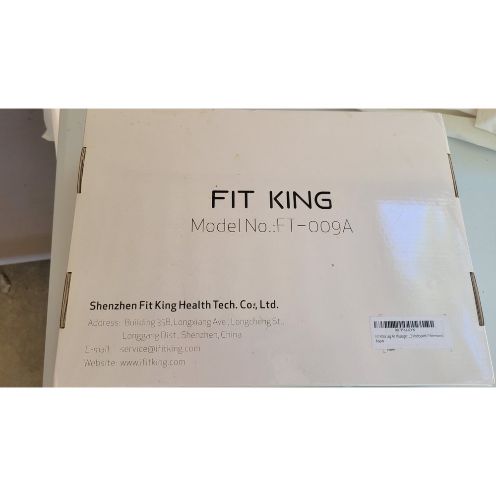 Fit King Air Compression Leg Massager Black Model FT-009A - Picture 2 of 7